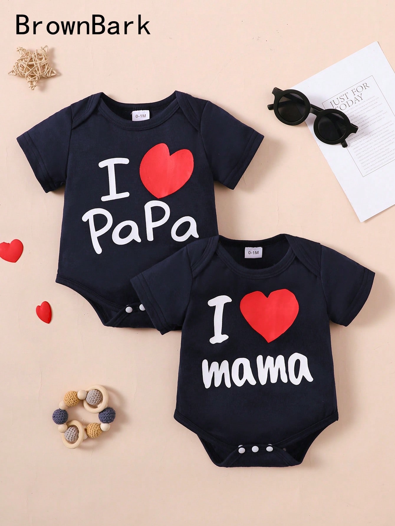 2-Pack, Unisex Summer Cute Cas - Baby Clothing Online 评论和价格