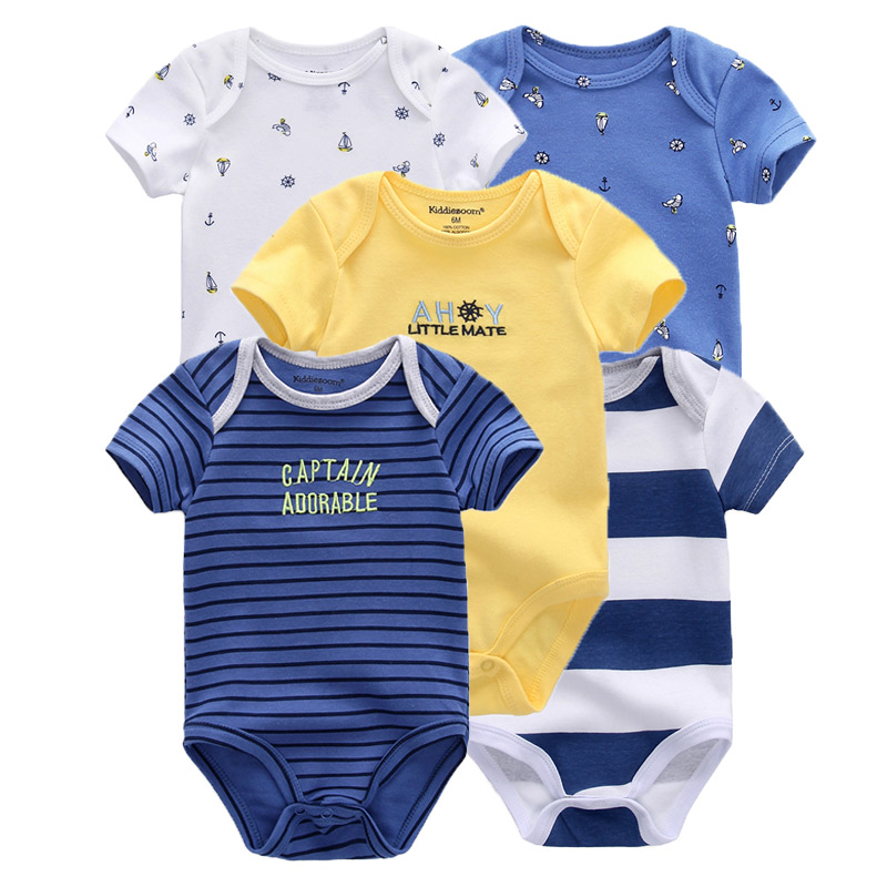 Summer 5-Piece Cartoon Baby Bo - Baby Clothing Online 评论和价格