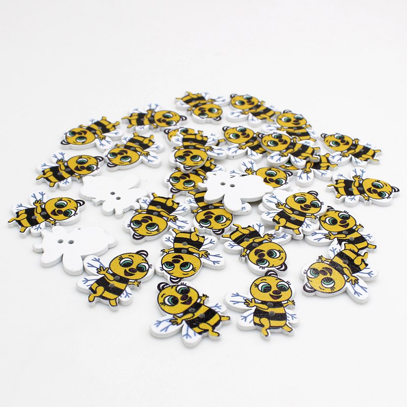 50Pcs New Mixed Cartoon Button - Baby X Clothing 评论和价格