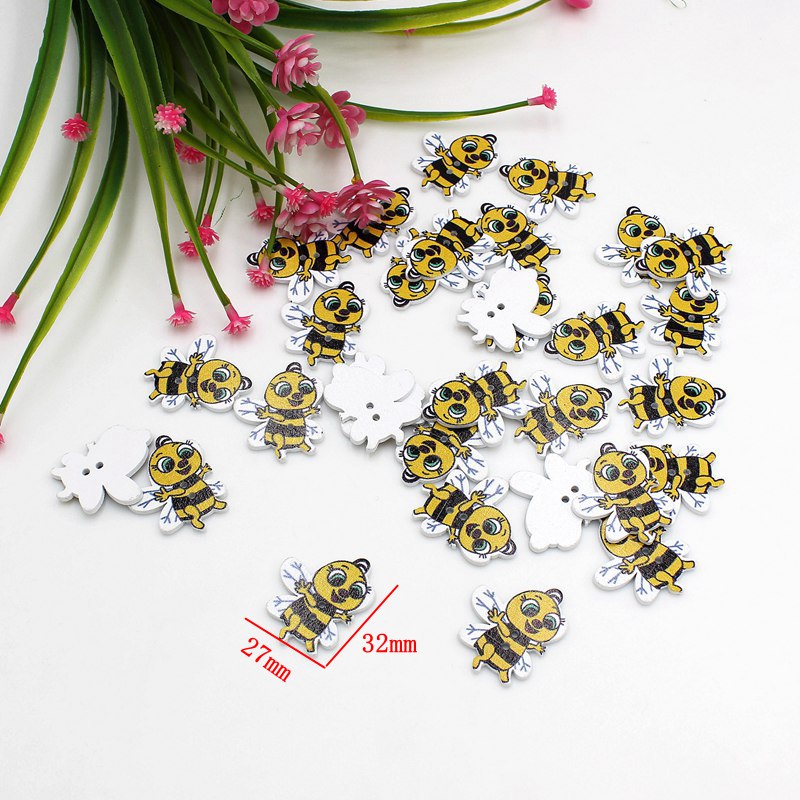 50Pcs New Mixed Cartoon Button - Baby X Clothing 评论和价格