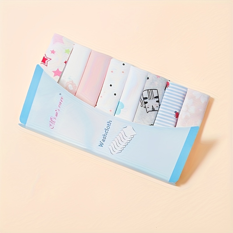 8pcs/pack Baby Washcloths,Bath - Baby Clothing Wash 评论和价格